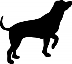 Dog silhouette | Decoupage and Crafting Images | Pinterest | Dog ...