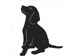 Dog Silhouette - Beagle