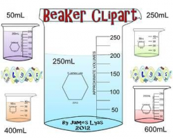 Lab Equipment: Beaker Clip Art. Includes 90 unique custom clipart ...
