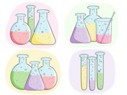 School Clipart – Beaker Set Banner | Science classroom, Chemistry ...