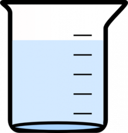 Full Beaker With Painted Bottom And Water Clip Art at Clker.com ...
