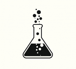 Lab beaker clipart great free clipart silhouette coloring ...
