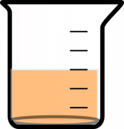 Beaker With Painted Bottom And Liquid Clip Art at Clker.com - vector ...