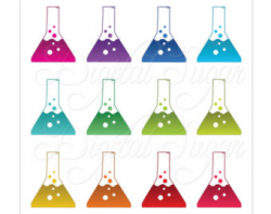 Science Clipart Digital Science Clip Art Chemistry Set Kit Clipart ...