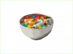 Jelly Bean Bowl Clip Art at Clker.com - vector clip art online ...