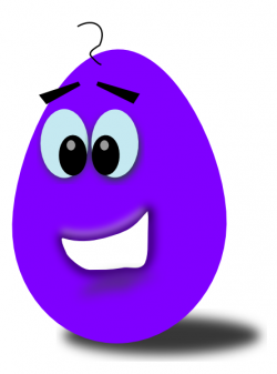Purple Comic Egg Clip Art at Clker.com - vector clip art online ...