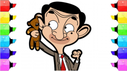 Mr Bean the Animated Series Of Coloring Pages - Coloring Book For ...