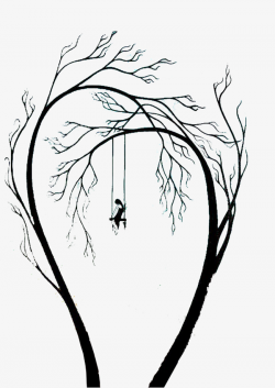 Tree Swing Implication Illustration, Illustration, Trees, Swing PNG ...