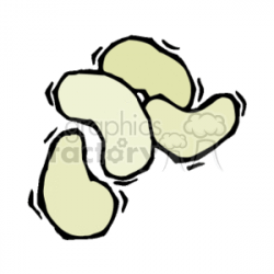 Royalty-Free Lima beans 142311 vector clip art image - WMF ...
