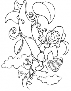 Jack And The Bean Stalk Coloring Pages Printable | Where Dreams Come ...