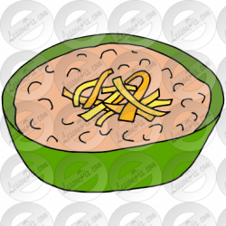 Refried Beans Picture for Classroom / Therapy Use - Great Refried ...