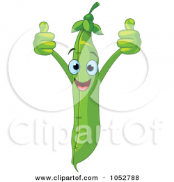 String Bean Character Clipart