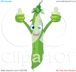 String Beans Happy Clipart