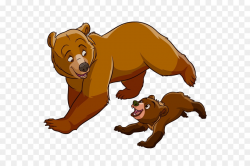 Brother Bear Koda Animation Clip art - Mother Bear Cliparts png ...