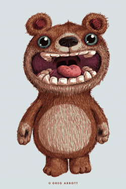 Eddy - si beruang mangap! :D By Greg Abbott | Illustration ...