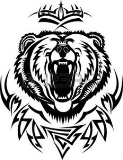 Grizzly bear head | tattoo beruang | Pinterest | Bears, Tattoo and ...