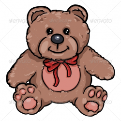 Cartoon Character of Teddy Bear by nikiteev | GraphicRiver