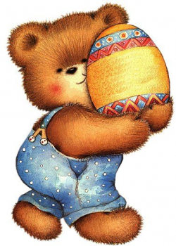 Easter Bear | Easter Bear Decorated Egg Graphics,Free Easter ...