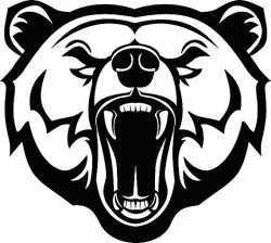 Grizzly Bear #3 Head Face Animal Growling Mascot .SVG .EPS .PNG ...
