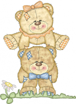 472 best Bear clipart images on Pinterest | Tatty teddy, Teddybear ...