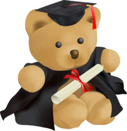 Teddy Bear Graduation Clipart