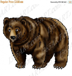 50% OFF Bear Clipart bear clip art wildlife clipart Bear