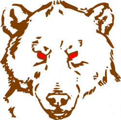 Angry Bear Clip Art at Clker.com - vector clip art online, royalty ...