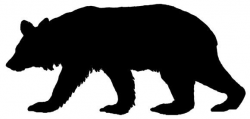 Standing Bear Silhouette | Clipart Panda - Free Clipart Images