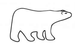 Bear clipart simple - Pencil and in color bear clipart simple