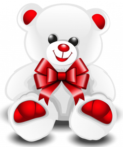 White Teddy Bear PNG Clipart Picture | Gallery Yopriceville - High ...