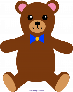 Brown Teddy Bear Clipart - Sweet Clip Art