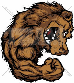 Grizzly Bear clipart vector - Pencil and in color grizzly bear ...