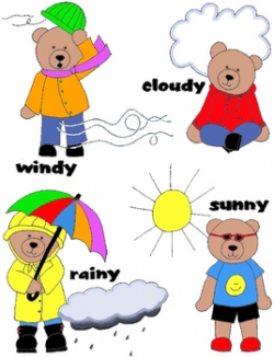 Weather Bears Clip Art: 48 PNGs APRILFLASHSALE14 by Rebekah Brock