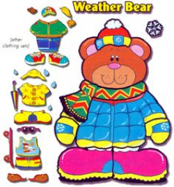 Weather Bear (or dress-up bear) with link to LOTS of weather and ...
