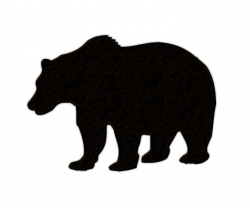 Black Bear Silhouette at GetDrawings.com | Free for personal use ...