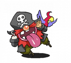 LINE Creators' Stickers - Pirate Red Beard Animate Example with GIF ...