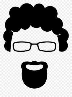 Big Beard Cliparts - Goatee Silhouette - Png Download ...