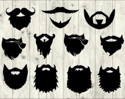 Beard svg | Etsy