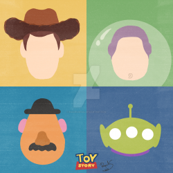 Toy Story - Minimalist Poster by raquelsegal on DeviantArt | Disney ...