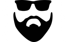Beard Style Face Male Hairstyle Handsome Mustache Bearded Man .SVG ...