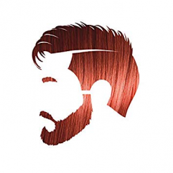 Amazon.com : Manly Guy DARK RED Hair, Beard, & Mustache Color: 100 ...