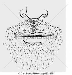28+ Collection of Stubble Beard Drawing | High quality, free ...
