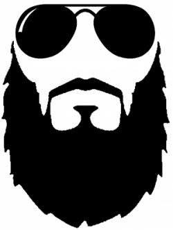 Fu Manchu Beard With Sunglasses Car or Truck Window Decal Sticker ...