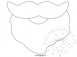 Santa Beard Coloring Page | Marshdrivingschool.com : Discover all of ...