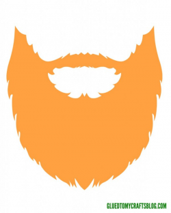 Puffy Paint Leprechaun Beard - Kid Craft w/free printable template ...