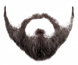 Grey Black Beard transparent PNG - StickPNG