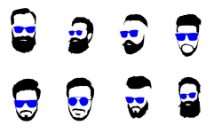 Beard Silhouette Free at GetDrawings.com | Free for personal use ...
