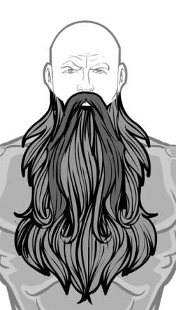 28+ Collection of Viking Beard Drawing | High quality, free cliparts ...