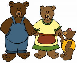 Three Bears Clipart