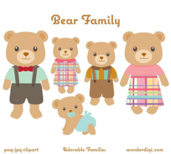 Bear Clipart Bear Family Clip art Bears Clipart Animal
